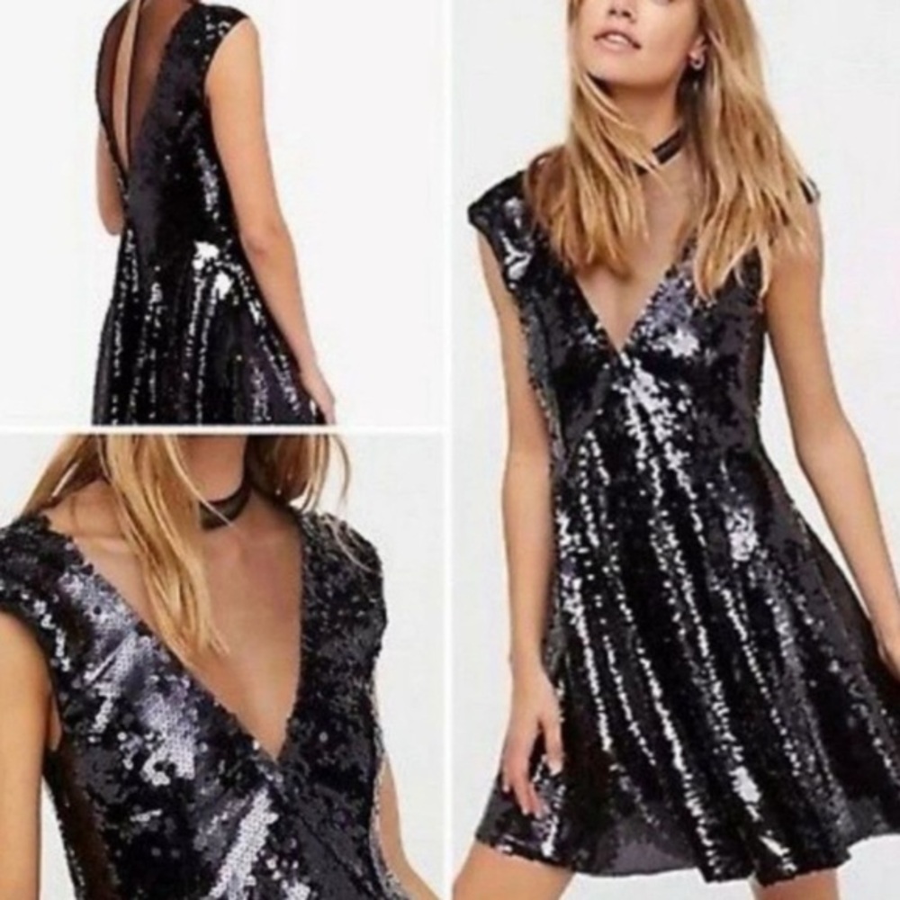 Gorgeous Free People Sequins Dress